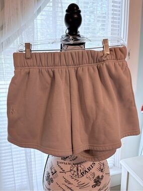 Athletic Drawstring Shorts in Mauve